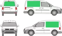 Volkswagen Caddy L1H1 (2003-2019)