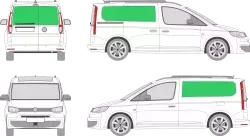 Volkswagen Caddy L2H1 (2020-2026)